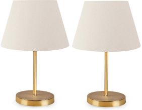 Lampe à poser en métal et PVC Naya (Lot de 2)