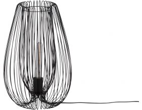 Lampe à poser en métal filaire Lucid black (45 cm)