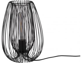Lampe à poser en métal filaire Lucid black (33 cm)