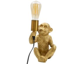 Lampe à poser en polyrésine Monkey 17 x 14.5 x 25 cm
