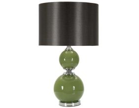 Lampe à poser en verre et métal Eva (Modèle 1)