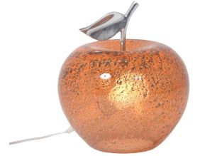 Lampe à poser en verre pomme Manzana (Orange)