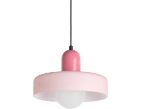 Lampe suspendue en verre Opaco Grato (Rose)