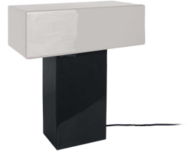 Lampe de table Grato Recto (Noir et gris)