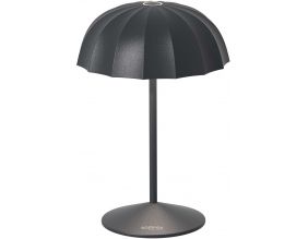 Lampe de table LED 24 cm Ombrellino (Noir)
