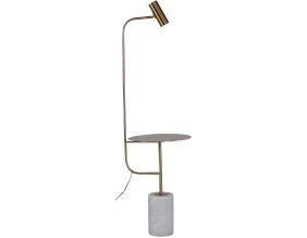 Lampe avec table en acier Vega
