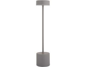 Lampe de table en métal Ganard led (Gris)