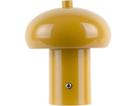 Lampe de table en métal Retro Seta (Jaune)