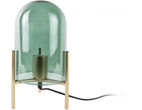 Lampe de table en verre Glass Bell (Vert jungle)
