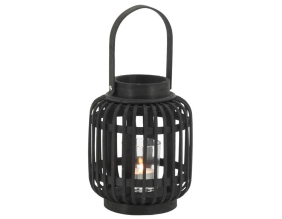 Lanterne en bambou  (Noir)
