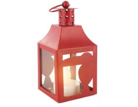 Lanterne colorée avec chauffe-plat LED Exotique (Toucan)