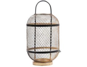 Lanterne en métal filaire Cosy Ibiza (20 x 41 cm)