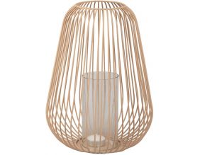 Lanterne en métal filaire Illuminate 22.5 x 30 cm (Sable)