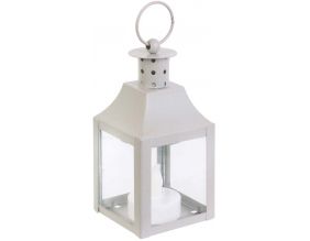 Lanterne vintage avec chauffe-plat LED (Gris)