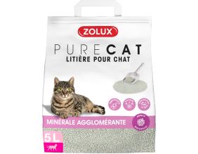 Litière agglomérante parfum floral Purecat (5 litres)