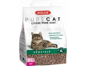 Litière végétale naturelle Pure cat 8L