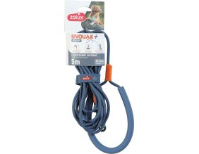 Longe ronde en silicone bleu Bivouak (5 m)
