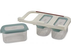 Lot de 3 boîtes de conservation sous étagère CuboardStore (Boîtes de 900 ml)