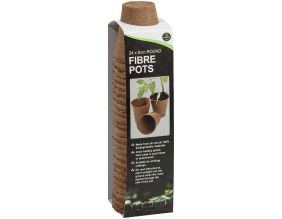 Lot de 24 pots en fibre de coco 6 cm