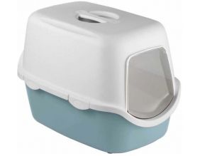 Maison de toilette avec filtre à charbon Cathy (Bleu et blanc)