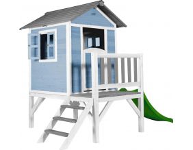 Maisonnette enfant Sunny Lodge XL en hemlock (Bleu)
