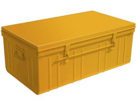 Malle habitat en acier 95 litres (Miel)