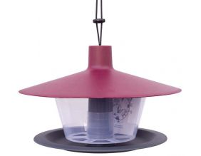 Mangeoire à oiseaux en plastique Cap (Fuschia)