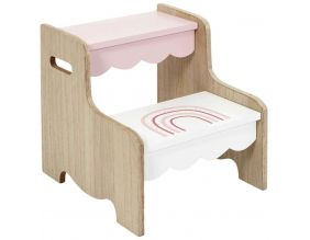 Marchepied enfant en MDF Kidsroom (Arc en ciel)