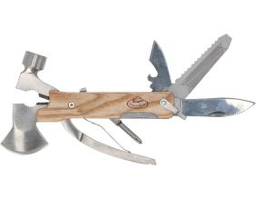 Marteau multifonction en acier inoxydable et bois de frêne
