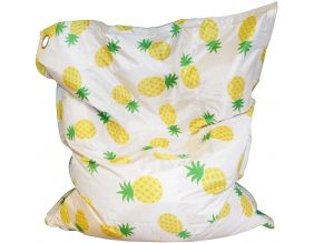 Maxi coussin imprimé intérieur extérieur 140 x 180 cm (Ananas)