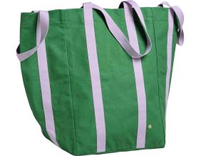 Maxi sac en coton bio Poppins 48 x 33 x 33 cm (Gazon)