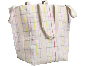 Maxi sac en coton bio Poppins 48 x 33 x 33 cm (Multicolore)