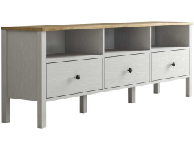 Meuble TV en aggloméré Frannie (Modèle 3 : 160 x 35 x 58)