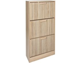 Meuble à chaussures 3 portes en bois Klaus