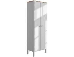 Meuble d'entrée en aggloméré Frannie (Etagères et patères)