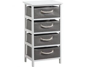 Meuble panier de rangement Corneille (4 tiroirs)