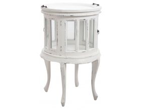 Meuble range-bouteilles avec plateau
