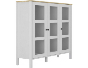 Meuble de rangement en aggloméré Frannie (Modèle 1 : 112 x 40 x 123 cm)