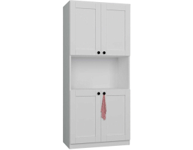 Meuble de rangement 4 portes en aggloméré Lucas