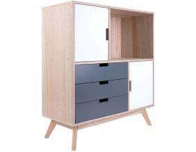 Meuble de rangement avec tiroirs et placards Snap