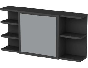 Meuble de salle de bains avec miroir Marta (Anthracite)