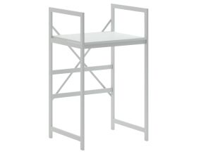 Meuble de superposition machine à laver seche-linge Cindy (Blanc)