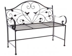 Banc enfant en métal Printemps