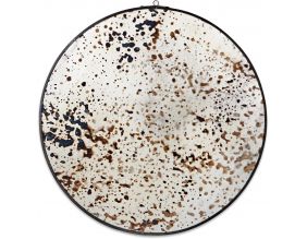 Miroir cadre déco noir antique 39,5 cm