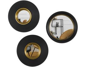 Miroir convexe rond Oko 25,5 cm (Lot de 3)