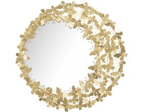 Miroir en métal Butterfly wind 81.5 x 3.5 cm