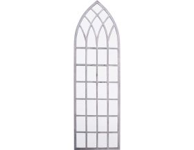 Grand miroir fenêtre en métal (Gothique)