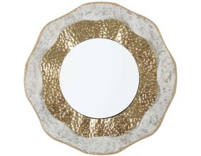Miroir en métal Da Muro Shai 54.5 x 4.5 cm