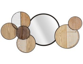 Miroir en métal Woody 123.2 x 4.4 x 63.5 cm