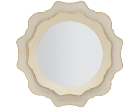 Miroir mural en métal Romantic 95 x 7 cm